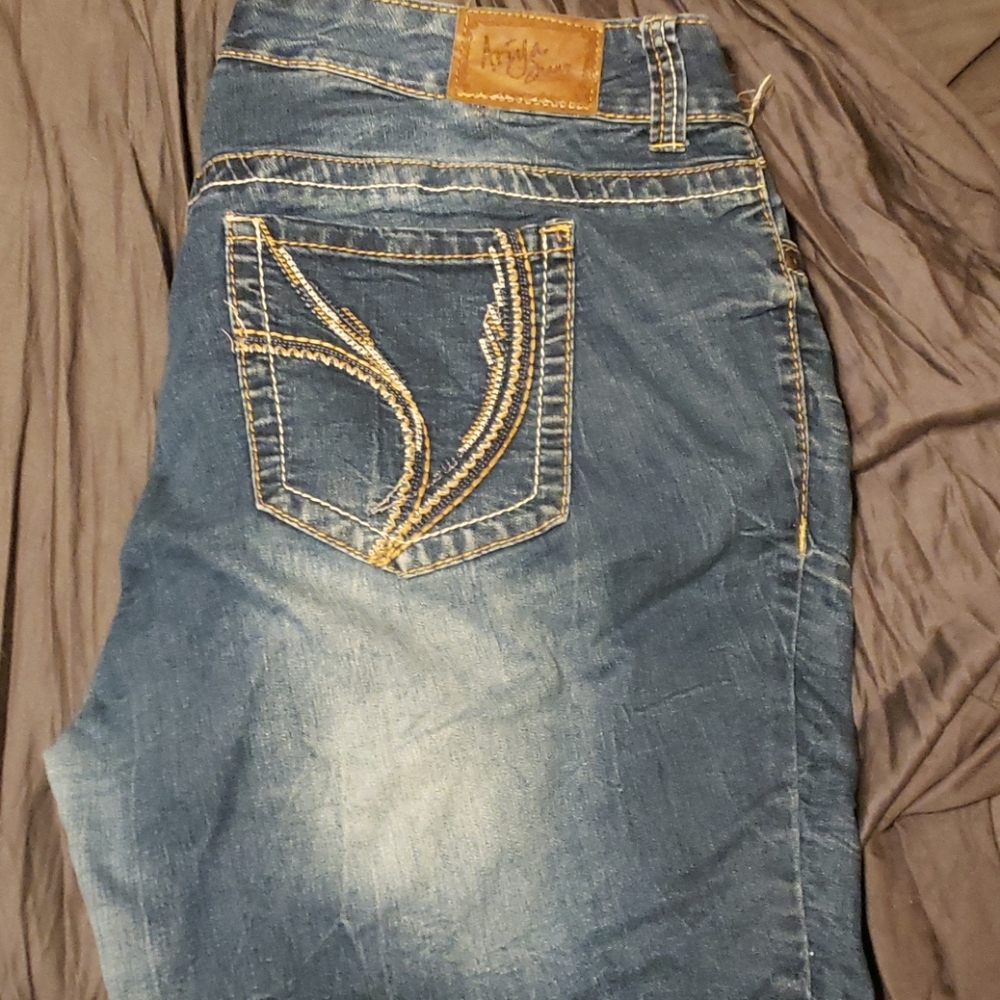 Ariya Jean plus size Capri